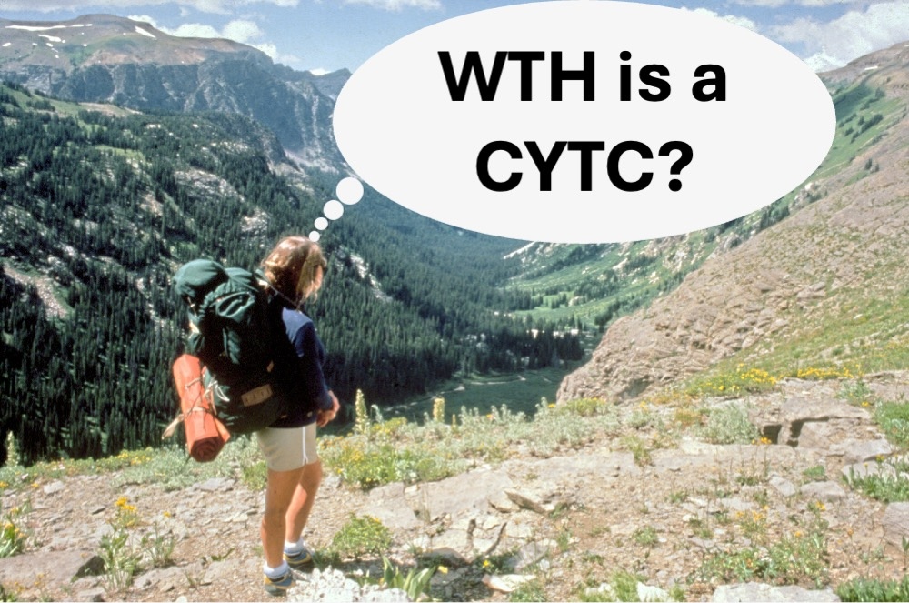 Backpacker in Grand Teton National Park thinking WTH is a CYTC?